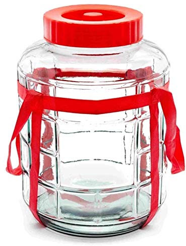 sil2018 - Garrafa de Cristal Universal con Sistema de fermentación (16 L)