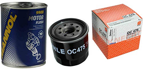 MAHLE/KNECHT Filtre à huile OC 475 + rinçage moteur SCT Flush