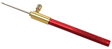 VOANZO Ago per Ricamo con Manico in Metallo Ago per Uncinetto Strumenti per Aghi per Perline Set di Aghi per Perline di Paillettes Set di Strumenti per Uncinetto con 3 Aghi (0,7 mm-1 mm-1,2 mm)