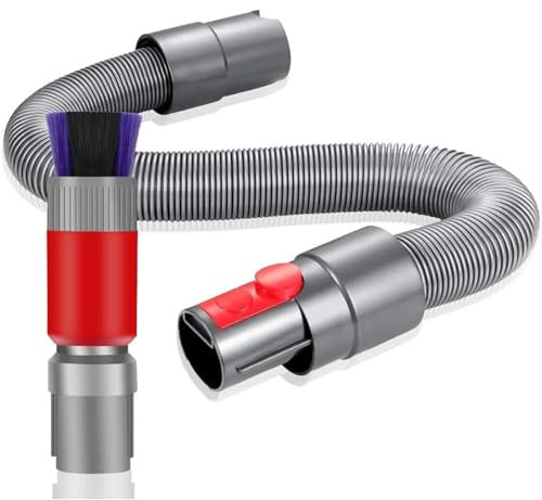 Kratzfreie Staubbürste mit Flexible Fugendüse für Dyson V7 V8 V10 V11 V15 Reinigungsbürste Verlängerungsschlauch Ersatz Zubehör für Staubsauger