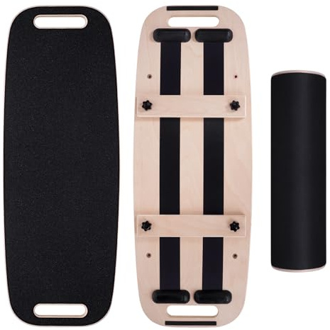 Dnkelar Balance Board, tavola oscillante di alta qualità, rafforza il tuo equilibrio, superficie antiscivolo, Balance Board per allenamento NeuroMuscular Response, per adulti e bambini, supporto