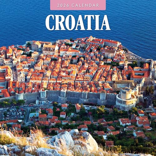 Croatia - 2026 Square Wall Calendar - by Red Robin Publishing