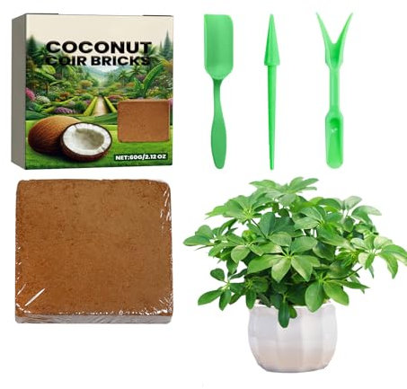 Fibra Di Cocco Per Piante - Substrato Biologico per Coltivazione - Forniture per Giardinaggio Idroponico con Ritenzione Idrica, Accessori per Piante Indoor e Trapianti in Agricoltura