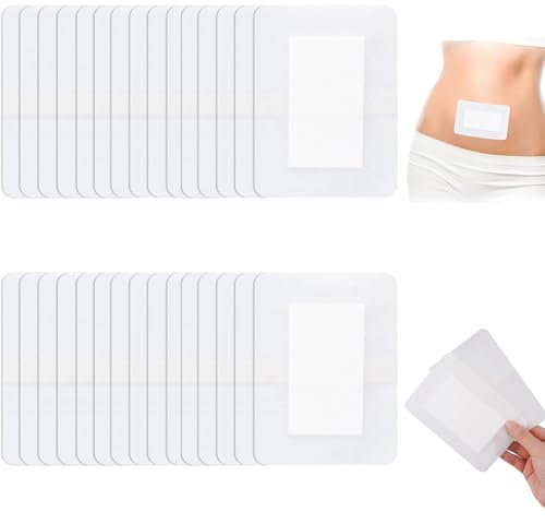 30 Stück Pflaster Groß, Wundverband, Wundpflaster, Wundpflaster Mit Saugfähigem Kissen, für Medizinische und Häusliche Pflege, Ideal für Sportler und Kinder, 10x15cm