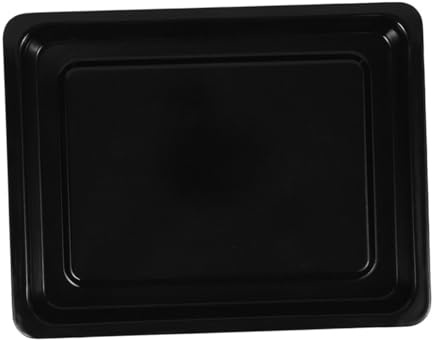 iplusmile Bandeja de Horno Rectangular Esmalte Negro para Cocción y Asados Compatible con Horno de Inducción
