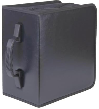 NonMiFyR Estuche para CD, Bolsa de Almacenamiento, Carpeta Reutilizable portátil para Viajes, estantería, hogar.