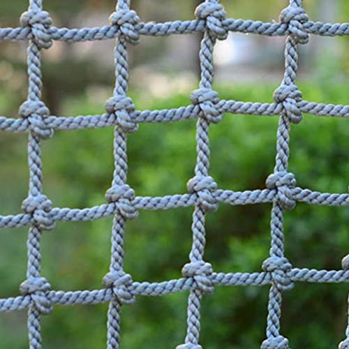 Klättringsnät för barn och vuxna 1 x 4 m (4 x 15 fot) repnät lekplats trädnät utomhus klättringsnät mångsidigt fraktnät för roliga aktiviteter