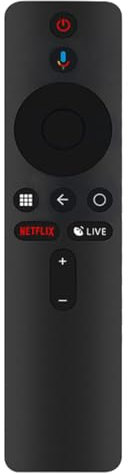 Ersatzfernbedienung Xiaomi Box mit Bluetooth und Sprachsteuerung für Mi Box S/Mi TV Stick/Box 4S 4K kompatibel mit Bluetooth-Sprachfernbedienung XMRM-006(Nur für Xiaomi Box)