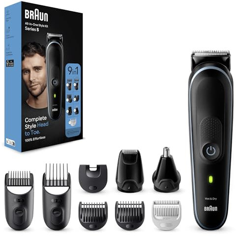 Braun Series 5 MGK5411 Wet & Dry Cortapelos Inalámbrico 9 en 1 Negro