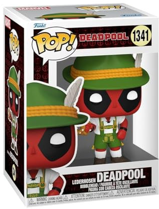 Funko Deadpool Lederhosen Deadpool Vinyl Figur 1341 Unisex Pop! Multicolor