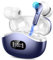 AOTONOK Cuffie Bluetooth, 2024 Auricolari Bluetooth 5.3 Stereo Wireless In Ear con 4 ENC Mic, Cuffie Senza Fili Cancellazione Rumore Cuffiette Sport 40Ore LED Display IP7 Impermeabili Earbuds