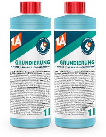 1A Bauchemie Grundierung 2x 1 l universal Konzentrat für innen und außen
