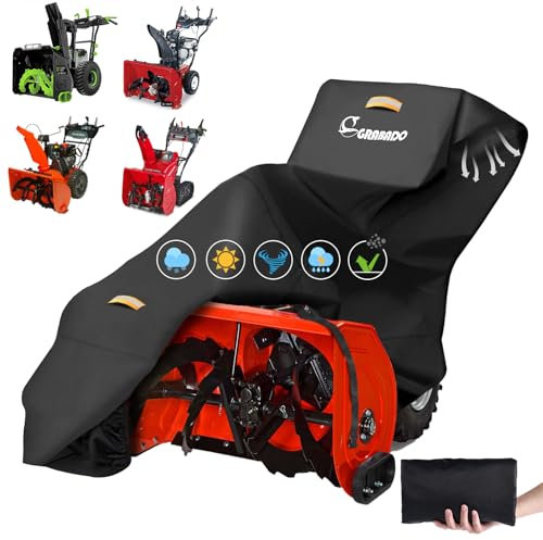 Funda quitanieves, robusta 840D Oxford quitanieves de protección, impermeable, universal, accesorio quitanieves con 2 bandas reflectantes, hebilla resistente al viento, ranuras de ventilación