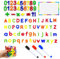 83-Piece Educational Set for Kids, Magnetic Letters, Fridge Magnets for Toddlers, Alphabet Magnets and Numbers for Children, Includes Magnetic Board and Markers, Perfect for Spelling