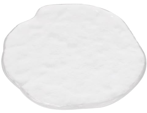 LIGIGWASH Sottobicchiere in Vetro Spesso per Tazze e Bicchieri Antiscivolo e Resistente al Calore per Tè e Caffè Leggero e Compatto per Uso Domestico e Ristorazione