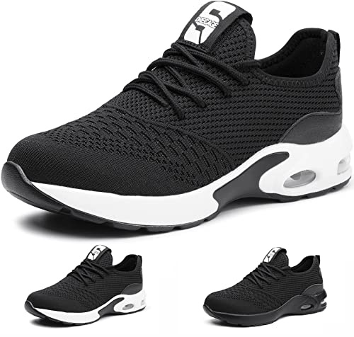 Gainsera Chaussures de Sécurité Hommes Chaussure de Securite Femmes Légère et Confortable Chaussures de Travail Homme Basket de Securite
