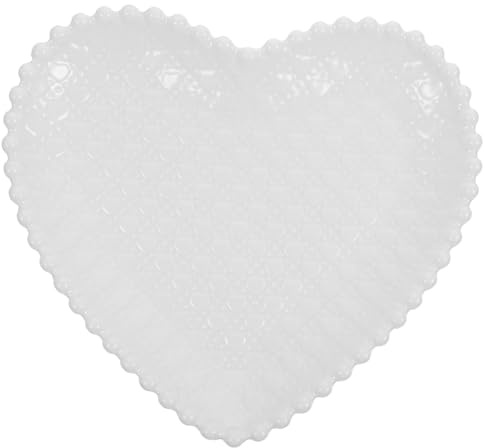 Zerodeko Assiette En Forme De Cœur En Céramique 17.5X16X2.5 Cm Plateau À Fruits Polyvalent Pour Salade Petit Déjeuner Maison Résistant Micro-Ondes Lave-Vaisselle