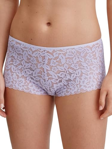 Calida Natural Comfort Lace Panty Donna Regular Cut, con Pizzo Elastico, Orchid Petal, 40-42