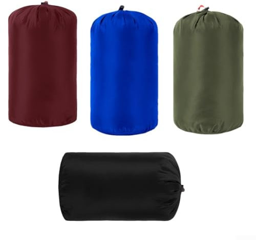 Simplifica tu embalaje con sacos ultraligeros con cordón, perfectos para compañeros de viaje en un paquete de 4 (set 3 8L)
