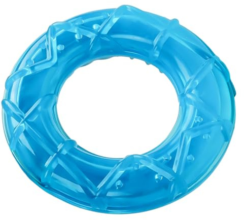 Yardwe Juguete para Morder Perros Congelable Anillo de Masticación Refrescante para Cachorros Juguete de Enfriamiento para Verano de Dentición y Estrés para Mascotas Pequeñas