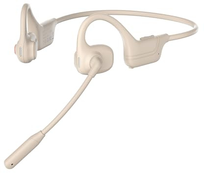 MZRAN Casques de bureau avec technologie avancée de réduction du bruit, longue durée de vie de la batterie pour une communication professionnelle, casque d'appel confortable à oreilles ouvertes