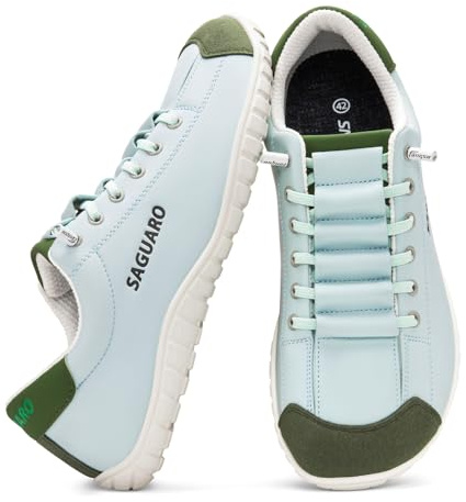 SAGUARO Zapatillas Barefoot Minimalistas Hombre Mujer - Zapatos Casual Deportivos Ligeros con Puntera Ancha y Suela Zero Drop para Trabajo, Viaje y Uso Diario,Gr.36-48