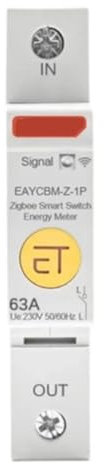 Louttary 1P TUYA APP Zigbee Dosificación Protector Inteligente Consumo Energético KWh Contador Disyuntor Tiempo Relé Interruptor