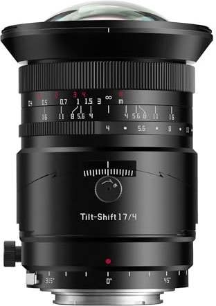 TTARTISAN Tilt-Shift 17 mm F4 ASPH. Kameraobjektiv, Vollbild, Ultra-Weitwinkel, manueller Fokus (für Sony E)