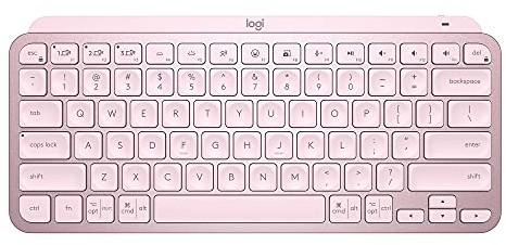 Logitech MX Keys Mini Minimalist Wireless Illuminated Keyboard ROSE US INT'L Tastatur