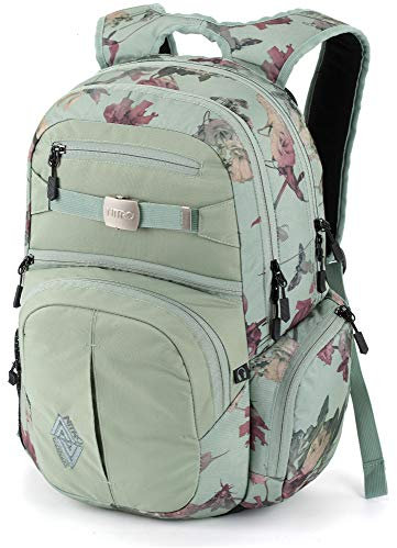 Nitro Hero Pack / großer trendiger Rucksack Tasche Backpack / mit gepolstertem Laptopfach und weiteren tollen Features / Schoolbag / Schulrucksack / 37L / Dead Flower