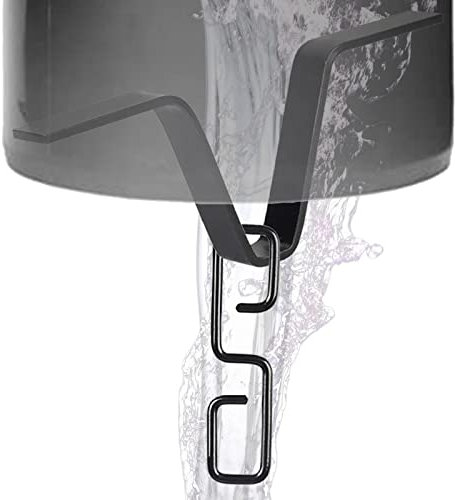 Fowybe Cadenas Lluvia - Gancho canalón Cadena Lluvia en Forma V a Prueba Herrumbre Adecuado para Salida bajante | canalón Cadena Lluvia