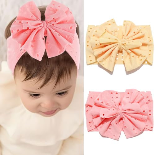 Fashband Baby-Stirnbänder für Mädchen, elastische Nylon-Haarbänder, weiche Kopfbedeckung, Haarschmuck für Kinder
