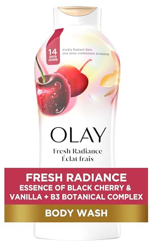 Olay Fresh Radiance Gel douche cerise noire et vanille extrait de grenade 650 ml