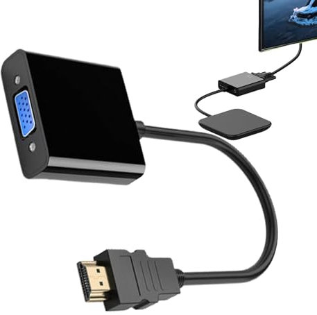 Adattatore per computer - Laptop per monitorare il connettore | DisplayPorts Adapter HDMIs, adattatore HDMIs a VGA alta definizione, Adattatore video ad alta velocità Adattatore DisplayPorts computer