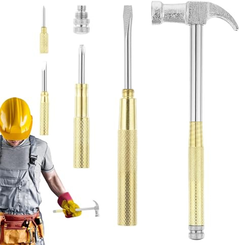 Martello | Martello da, cacciavite antiscivolo martello robusto strumento per forgiatura gioielli lavorazione metallo e legno lavori di costruzione