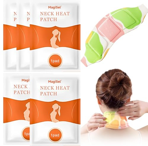 Parche de calor para espalda, Parches Cervical, Calor profundo Faja lumbar, Parche Térmico Ideal para Actividades Al Aire Libre, Dura 10 Horas, Paquete de 5