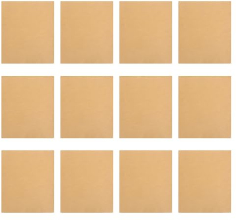 Homoyoyo Papier Braille Vierge 50 Feuilles Format 8 Ouvertures Kaki pour Écriture Manuelle, Fournitures Scolaires et Aides pour Déficiences Visuelles, Support Pratique pour Apprentissage