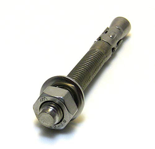 1 Stk. Schwerlastanker Edelstahl V2A Schwerlastdübel Keilanker Bolzenanker (M8 x 75)