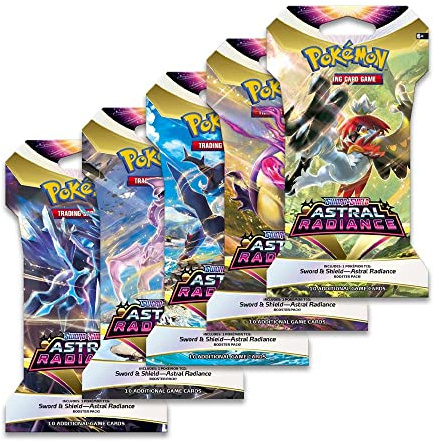 Pokemon Carte Astral Radiance Booster Packs x5 - Carte Pacchetti – Inglese Carte Giochi