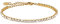 GD GOOD.designs Tennisarmband Gold für Damen I Cubic Zirkonia Armband I Goldene Armkette mit Kristall Steinen (3mm)