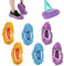 3 Pairs Bodenwischer Hausschuhe, Lazy Mop Schuhe, Putzschuhe Multifunktional, Wischmopp-Hausschuhe, Mop Schuhe Waschbar, für Reinigung von Staub, Schmutz und Haaren im Hausboden