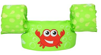 Bestway Puddle Jumper Schwimmhilfe Krabbe mit Textilbezug, 2-6 Jahre