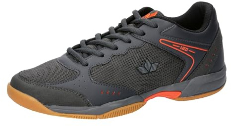 Lico Speed Indoor Chaussures de Sport en Salle pour Homme, Anthracite/Orange, 36 EU, Anthacite/Orange, 36 EU