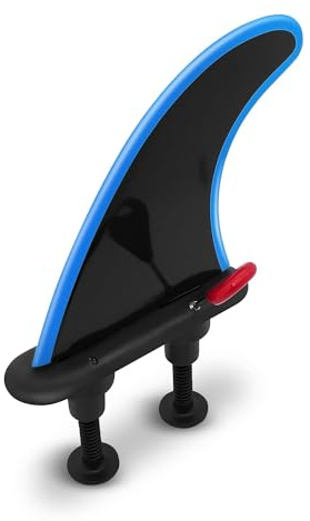 AQUBONA Tavola da Surf Pinne Doppia Scheda Elica Pinne Set (G5 Stile) Pinne di Plastica con Viti Cera Pettine Pinna Chiave per Tavola da Surf Longboard Shortboard Funboard (G5-004)