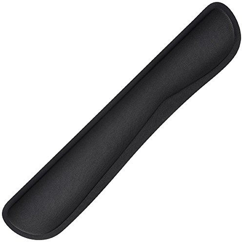 Keyboard Wrist Rest, AILRINNI Gel Gaming Keyboard Mat Pad, Ergonomic Memory Foam Keyboard Wrist Support Mat for Gaming Computer Typist Office - Black