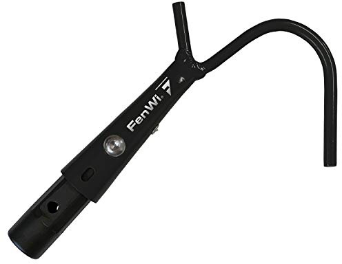 FenWi Baumhaken Asthaken als Zubehör zu Alu-Teleskopstangen und Teleskopsägen Schüttelhaken, massiv