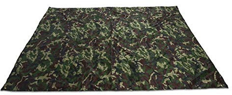 Nikou Camping Tarp, Camouflage wasserdichte Camping Zelt Shelter Tent Tarp Bewegliche Leichte Regenschutz Matte für Outdoor Picknick Camping (Größe : 2 x 2M)