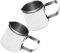 Cabilock 2 Pcs Small Milk Jug Metal Milk Frothing Jug Pitcher Cup with Mark, Milk Frother Jug for Making Coffee Cappuccino Espresso Latte Art Coffee Bar Home Coffee Machine