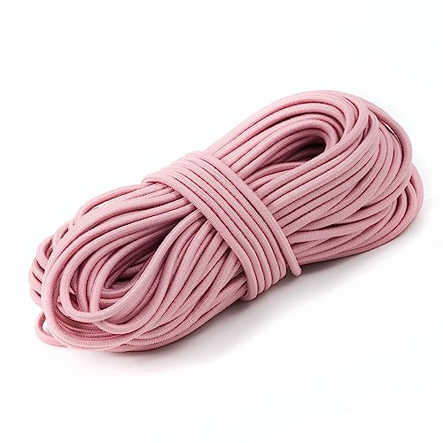 Shelver Premium Elastic Cord, 3mm Dried Rose Pink, 20m