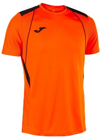 Joma Maglia a Manica Corta Uomo Championship VII Arancione Nero